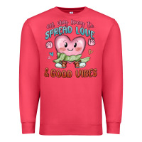 Cardinal on my way to spread love Premium Sweatshirt - MaliasSmallBusiness