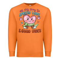 Carrot on my way to spread love Premium Sweatshirt - MaliasSmallBusiness