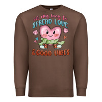 Chestnut on my way to spread love Premium Sweatshirt - MaliasSmallBusiness