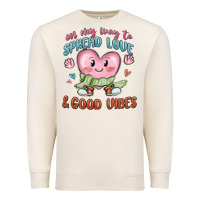 Sandshell on my way to spread love Premium Sweatshirt - MaliasSmallBusiness