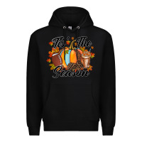 Black tis is season Premium Hoodie - RacoonDesign