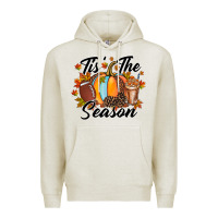 Oatmeal Heather tis is season Premium Hoodie - RacoonDesign