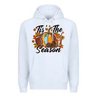 White tis is season Premium Hoodie - RacoonDesign