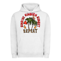 Pigment Lunar Rock sunrise sunburn sunnset repeat Urban Hoodie - CowhideDigitalArt