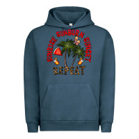 Pigment Midnight Navy sunrise sunburn sunnset repeat Urban Hoodie - CowhideDigitalArt