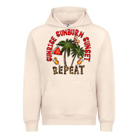 Sandshell sunrise sunburn sunnset repeat Urban Hoodie - CowhideDigitalArt