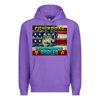 Purple fishing dad like a regular but cooler Premium Hoodie - HRA Design Shop