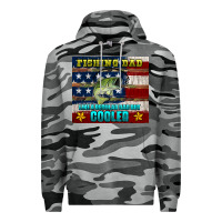 Slate Camo fishing dad like a regular but cooler Premium Hoodie - HRA Design Shop