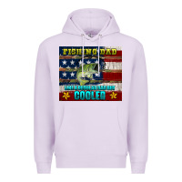 Lilac fishing dad like a regular but cooler Premium Hoodie - HRA Design Shop
