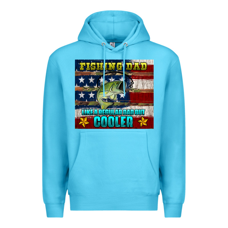 Fishing Dad Like A Regular But Cooler Premium Hoodie by HRA Design Shop | Teevron