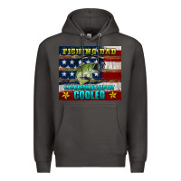 Smoke fishing dad like a regular but cooler Premium Hoodie - HRA Design Shop