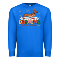 True Royal dachshund through the snow Premium Sweatshirt - MaliasSmallBusiness