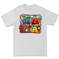 Dove Grey leopard frame firefighter mama Mother's Day Premium Tee - LillyAllenDesigns