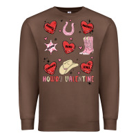 Chestnut howdy valentine copy Premium Sweatshirt - MaliasSmallBusiness