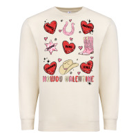 Sandshell howdy valentine copy Premium Sweatshirt - MaliasSmallBusiness