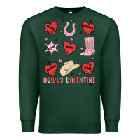 Sports Green howdy valentine copy Premium Sweatshirt - MaliasSmallBusiness