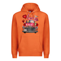 Carrot valentine's day truck love bird letter Premium Hoodie - FaDigitalArtStudio