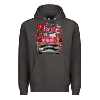 Smoke valentine's day truck love bird letter Premium Hoodie - FaDigitalArtStudio