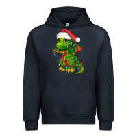 Navy Christmas Cute Dragon Urban Hoodie - FaDigitalArtStudio