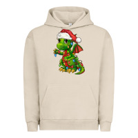 Pigment French Oak Christmas Cute Dragon Urban Hoodie - FaDigitalArtStudio