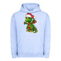 Pigment Grape Ice Christmas Cute Dragon Urban Hoodie - FaDigitalArtStudio