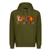 Army Green tis the season Premium Hoodie - RacoonDesign