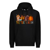 Black tis the season Premium Hoodie - RacoonDesign