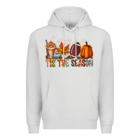 Dove Grey tis the season Premium Hoodie - RacoonDesign
