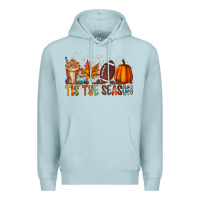 Blue Mist tis the season Premium Hoodie - RacoonDesign