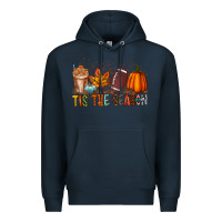 Navy tis the season Premium Hoodie - RacoonDesign