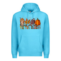 Ocean Blue tis the season Premium Hoodie - RacoonDesign
