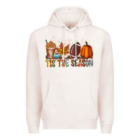 Pale Pink tis the season Premium Hoodie - RacoonDesign