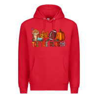 Red tis the season Premium Hoodie - RacoonDesign