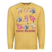 Antique Gold howdy valentine Premium Sweatshirt - MaliasSmallBusiness