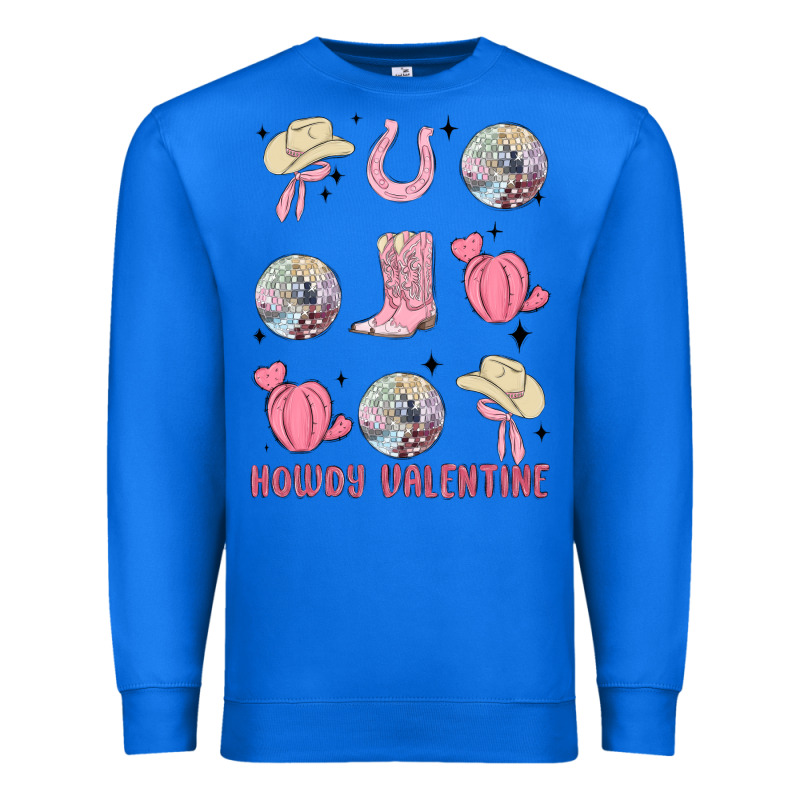 Howdy Valentine Premium Sweatshirt by MaliasSmallBusiness | Teevron