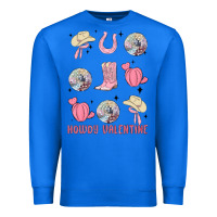True Royal howdy valentine Premium Sweatshirt - MaliasSmallBusiness