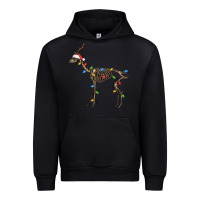 Black christmas deer skeleton Urban Hoodie - FaDigitalArtStudio