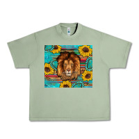 Oil Green western lion tumbler Urban Heavy Tee - Artiststas