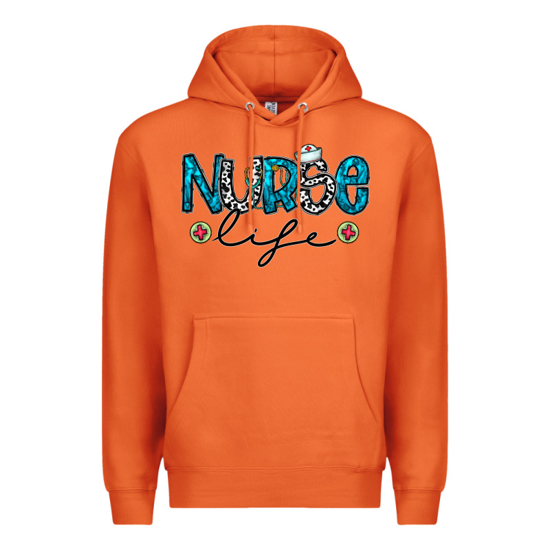 Nurse Life Premium Hoodie by CowhideDigitalArt | Teevron