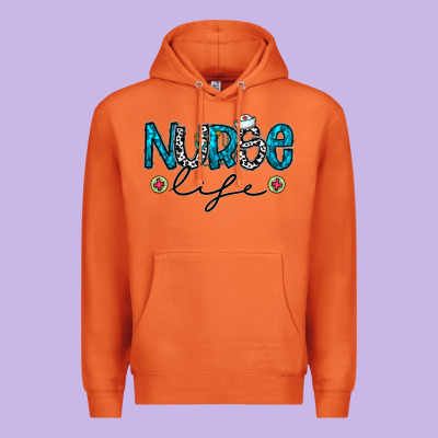 Nurse Life Premium Hoodie Designed By Cowhidedigitalart