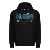 Black Nurse life Premium Hoodie - CowhideDigitalArt