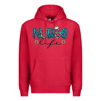 Cardinal Nurse life Premium Hoodie - CowhideDigitalArt