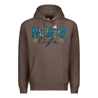 Coffee Nurse life Premium Hoodie - CowhideDigitalArt