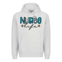 Dove Grey Nurse life Premium Hoodie - CowhideDigitalArt