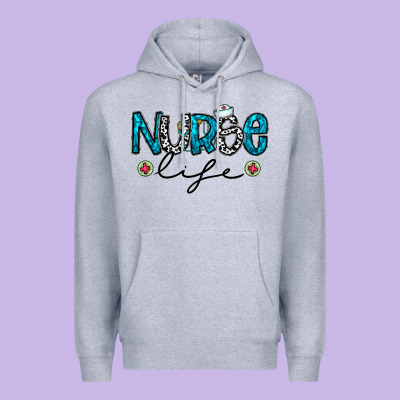 Nurse Life Premium Hoodie Designed By Cowhidedigitalart