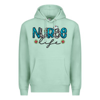 Seafoam Nurse life Premium Hoodie - CowhideDigitalArt
