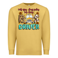 Antique Gold early rising always smiling safe driving bus drive Premium Sweatshirt - MaliasSmallBusiness