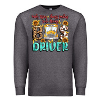 Charcoal Heather early rising always smiling safe driving bus drive Premium Sweatshirt - MaliasSmallBusiness