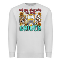 Dove Grey early rising always smiling safe driving bus drive Premium Sweatshirt - MaliasSmallBusiness