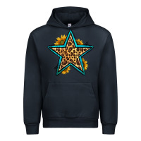 Navy western leopard star Urban Hoodie - HRA Design Shop